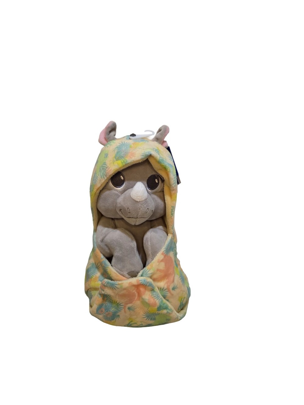 Disney Parks Animal Kingdom Baby Rhino Plush in Blanket NEW